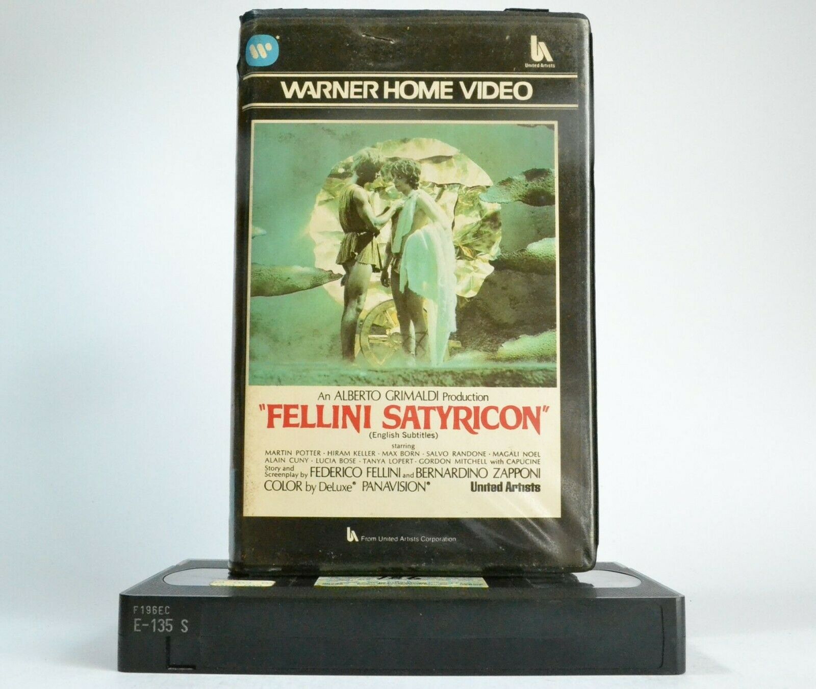 Fellini Satyricon: (1969) Italian Fantasy Drama - Warner Pre-Cert Edition - VHS-