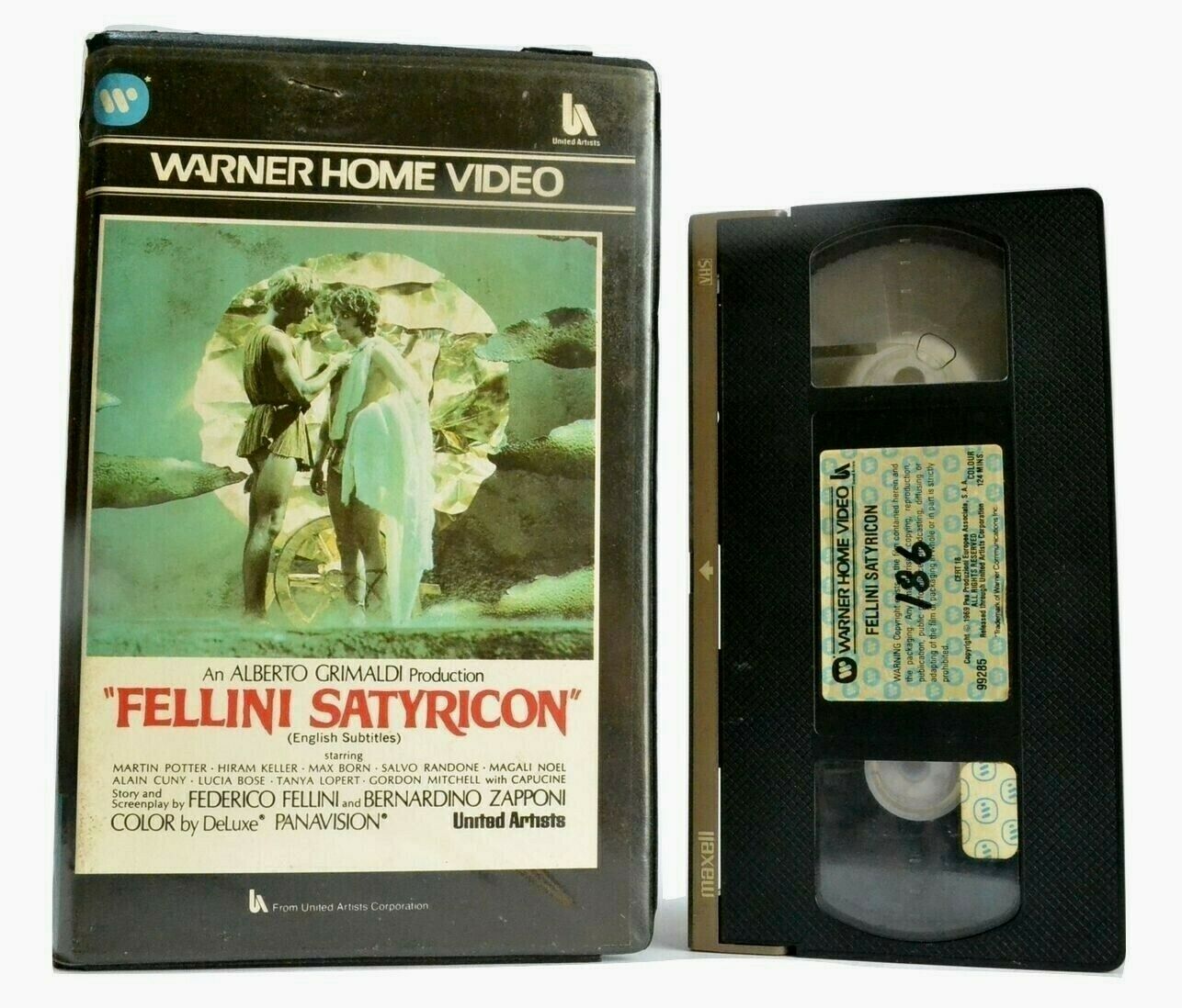 Fellini Satyricon: (1969) Italian Fantasy Drama - Warner Pre-Cert Edition - VHS-