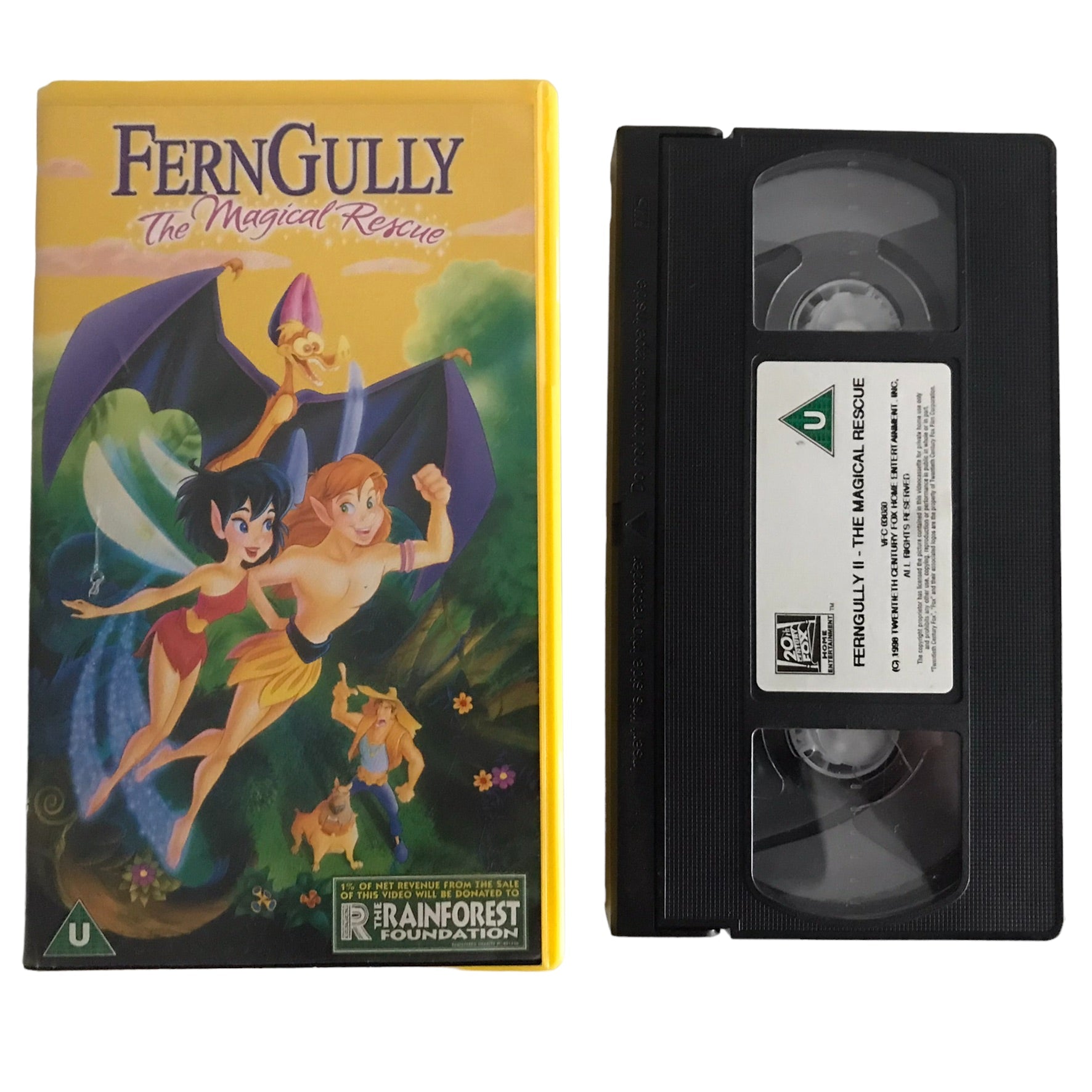 FernGully The Magical Rescue - Home Entertainment - VIC03060 - Kids - Pal - VHS-