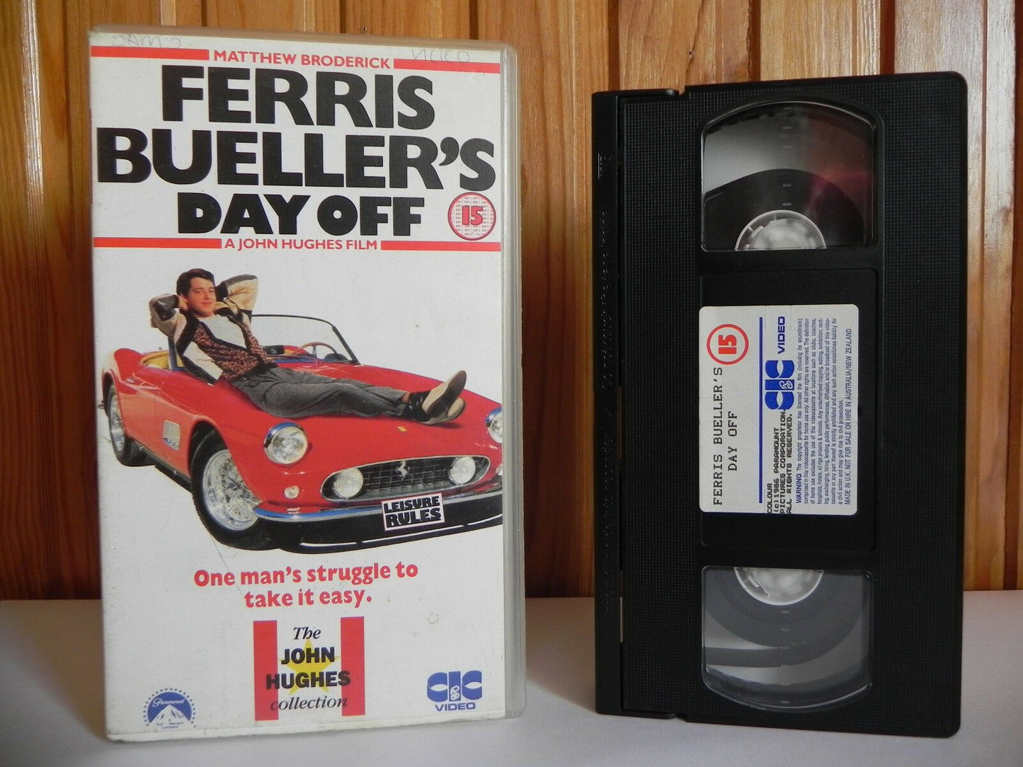 Ferris Bueller's Day Off - Original 1986 Comedy - CIC Release - John Hughs - Pal VHS-