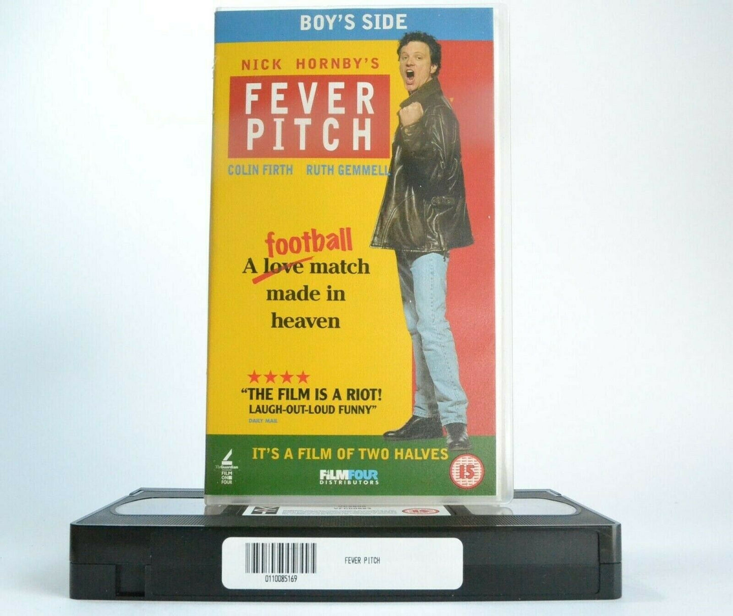 Fever Pitch (1997): Nick Hornby Memoir - Football Comedy - Colin Firth - Pal VHS-