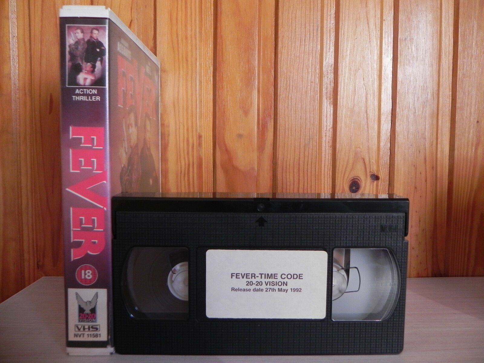 Fever - Time Coded Sample - Armand Assante - 20/20 - Action Drama - 1992 Pal VHS-