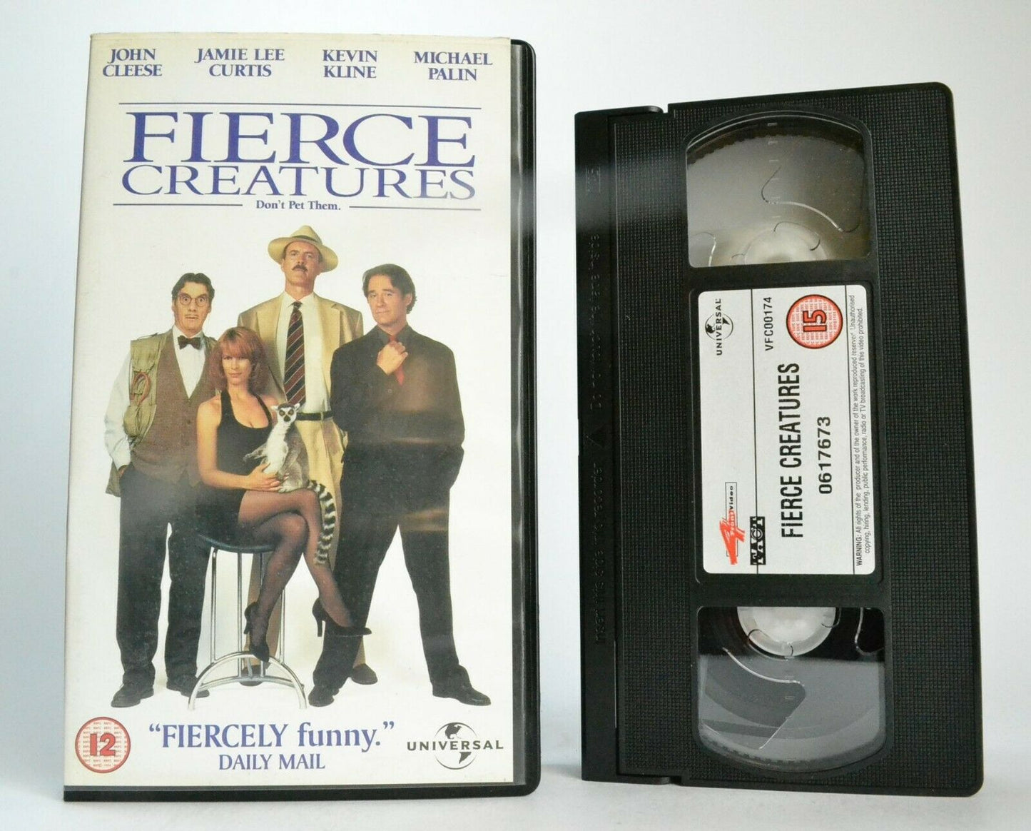 Fierce Creatures (1997): Black Comedy - John Cleese / Jamie Lee Curtis - Pal VHS-