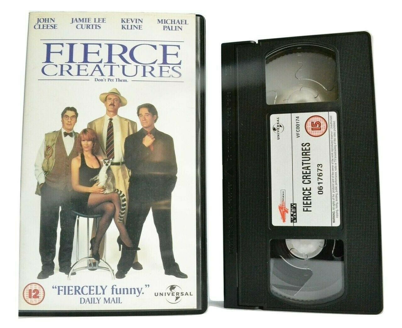 Fierce Creatures (1997): Black Comedy - John Cleese / Jamie Lee Curtis - Pal VHS-