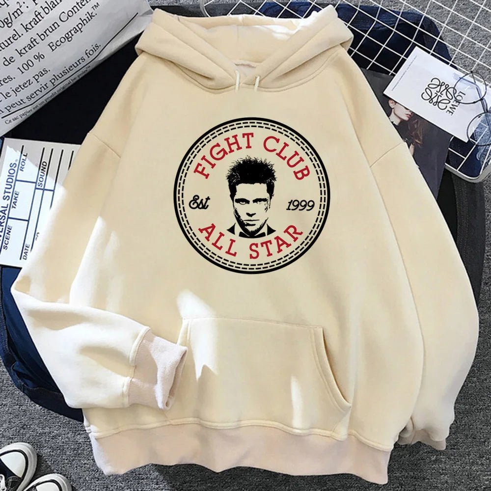 Fight Club Hoodie - Streetwear Tracksuit - Hoodie Love for Cult Movie Fans-60436-L-