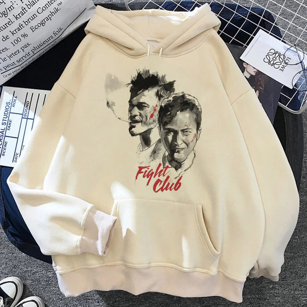 Fight Club Hoodie - Streetwear Tracksuit - Hoodie Love for Cult Movie Fans-60431-M-