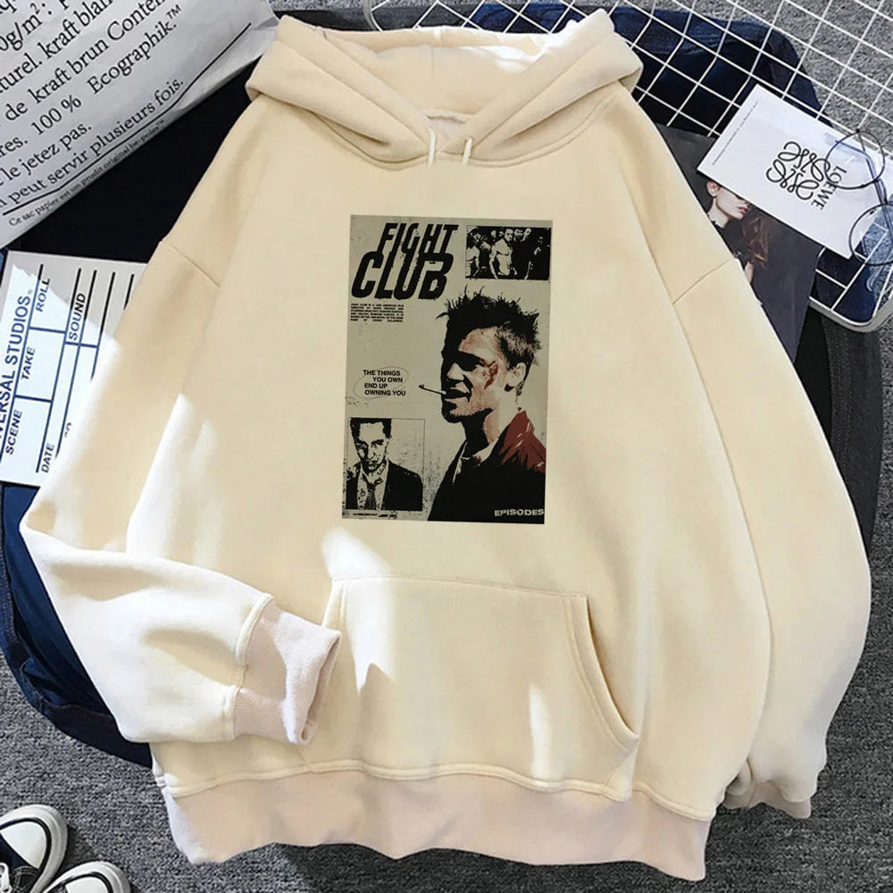 Fight Club Hoodie - Streetwear Tracksuit - Hoodie Love for Cult Movie Fans-60433-XL-