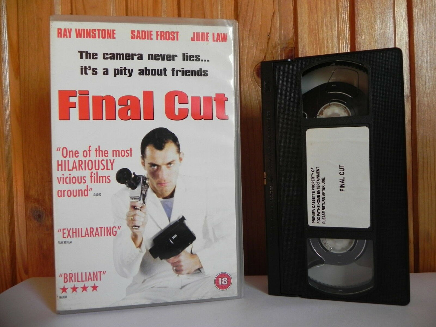 Final Cut - Lage Box - Pathe - Drama - Cert (18) - Sample - Jude Law - Pal VHS-