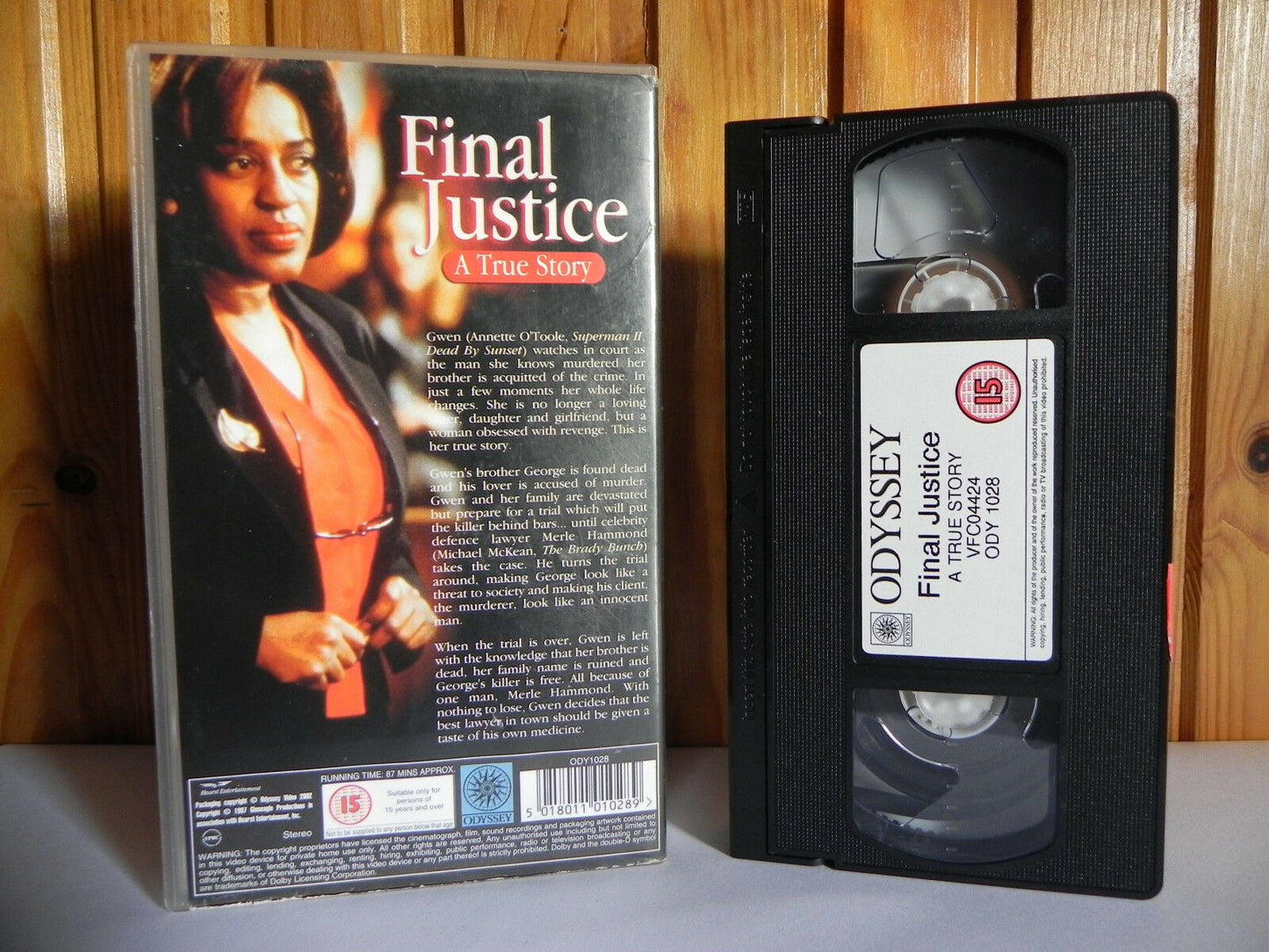 Final Justice: A True Strory - Odyssey - Drama - Anette O'Toole - Pal VHS-