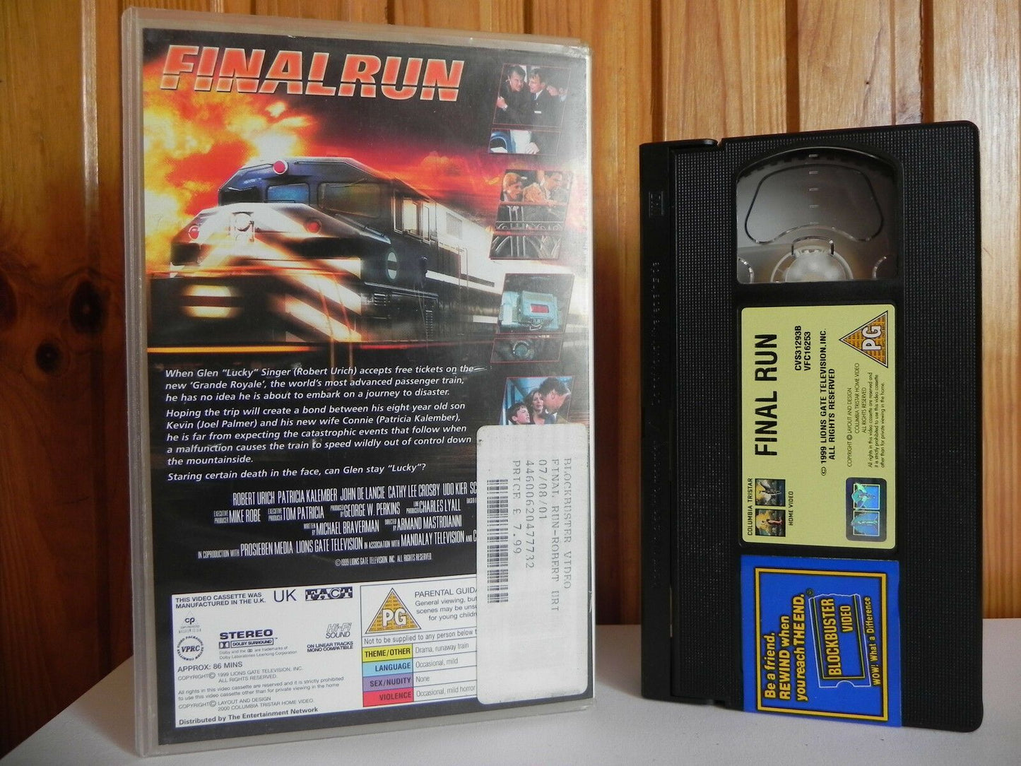 Finalrun - Columbia Tristar - Action - Ex-Rental - Large Box - Pal VHS-