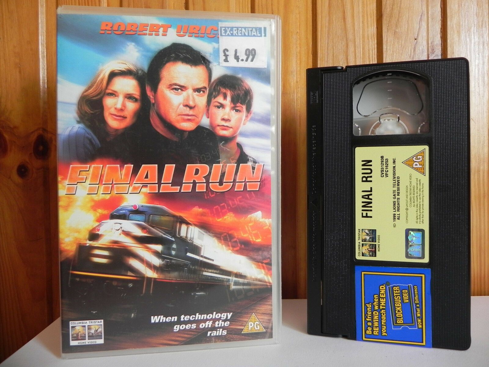 Finalrun - Columbia Tristar - Action - Ex-Rental - Large Box - Pal VHS-