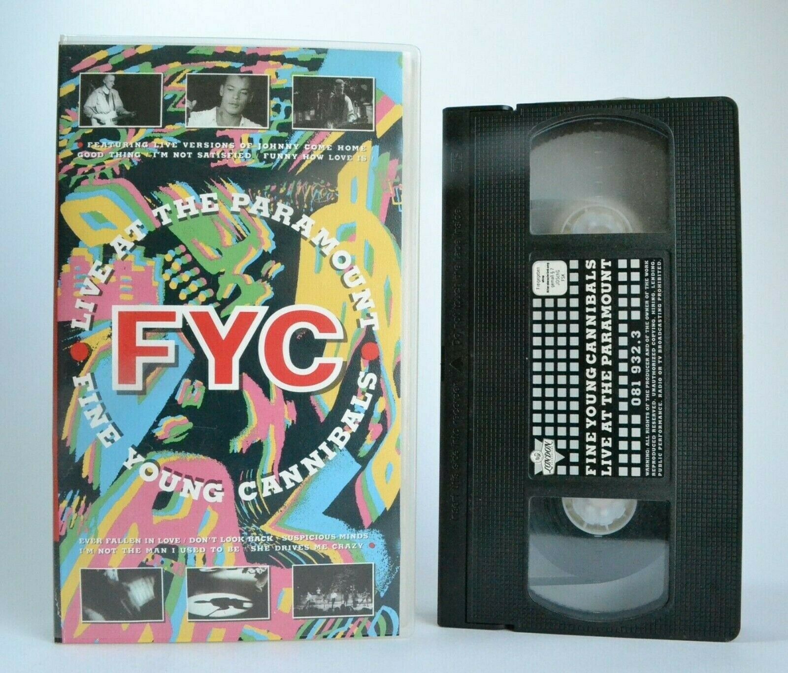 Fine Young Cannibals: Live At The Paramount - October 1989 - Music - Pal VHS-