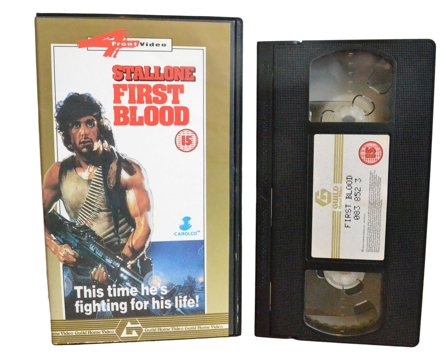 First Blood - Sylvester Stallone - 4Front Video - 838523 - Action - Pal - VHS-