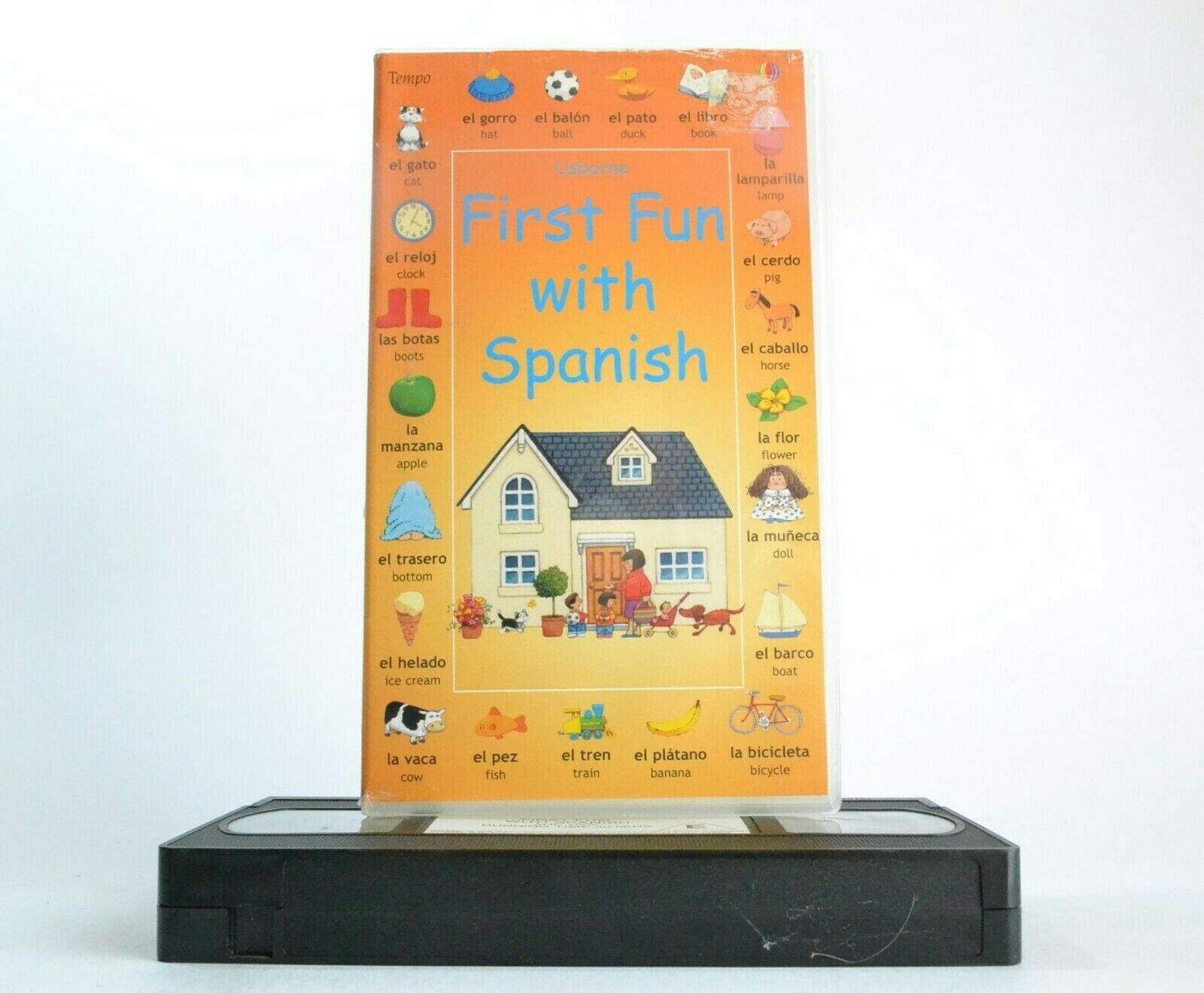 First Fun With Spanish: Beginner's Guide - Learning - Educational - Kids - VHS-