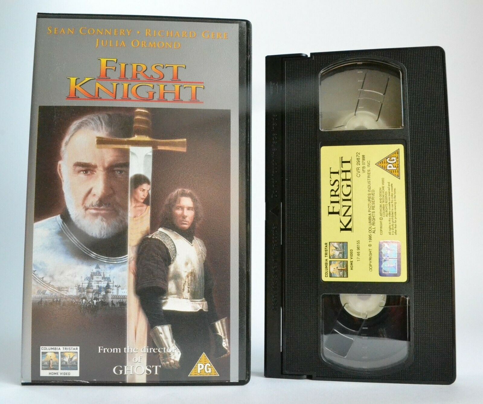 First Knight - Romantic Medieval Adventure - Sean Connery/Richard Gere - Pal VHS-