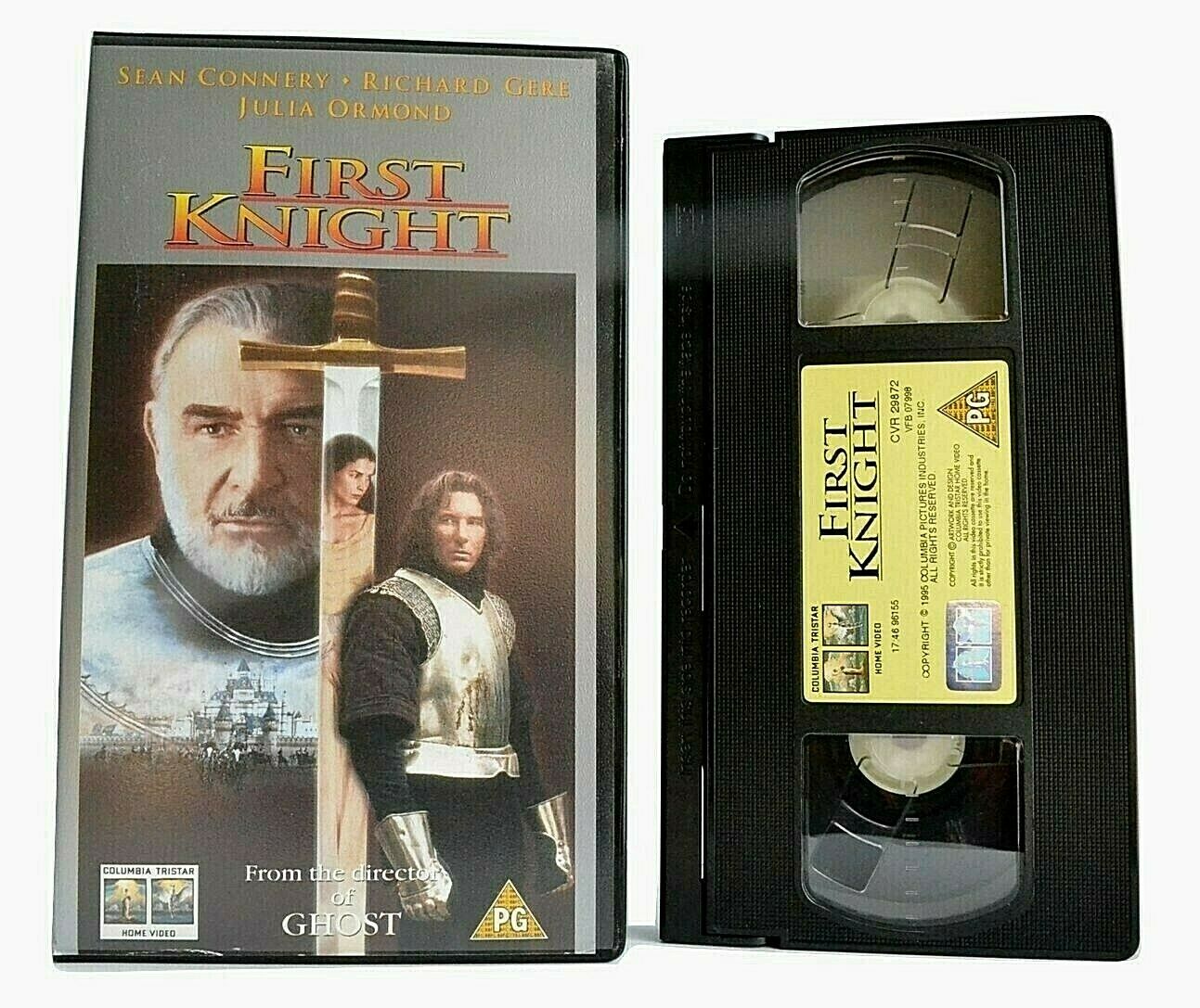 First Knight - Romantic Medieval Adventure - Sean Connery/Richard Gere - Pal VHS-