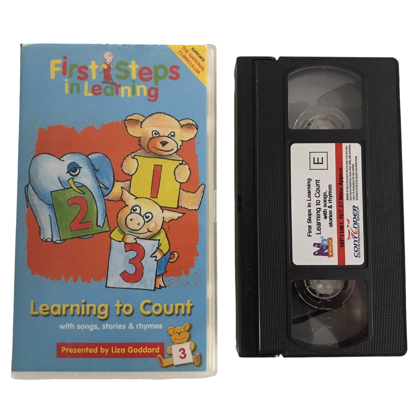 First Steps in Learning - Contender Entertainment Group - NIP11081 - Kids - Pal - VHS-