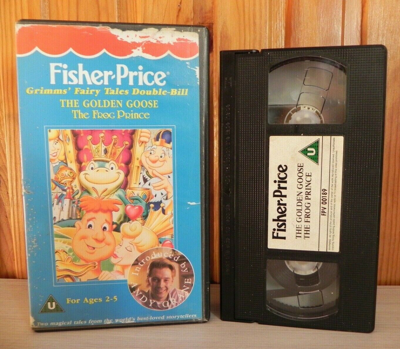 Fisher-Price: Grimm's Fairy Tales - Andy Grane - Animated - Children's - Pal VHS-