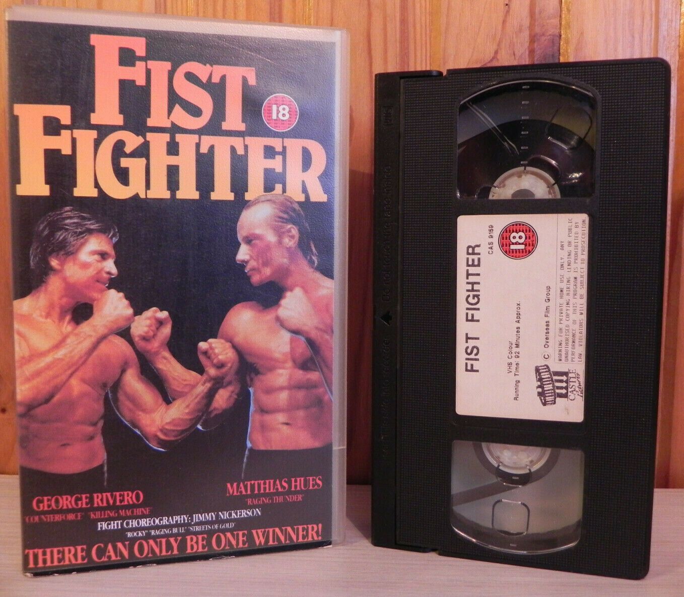 Fist Fighter: (1989) South America - Matthias Hues Action - George Rivero - VHS-