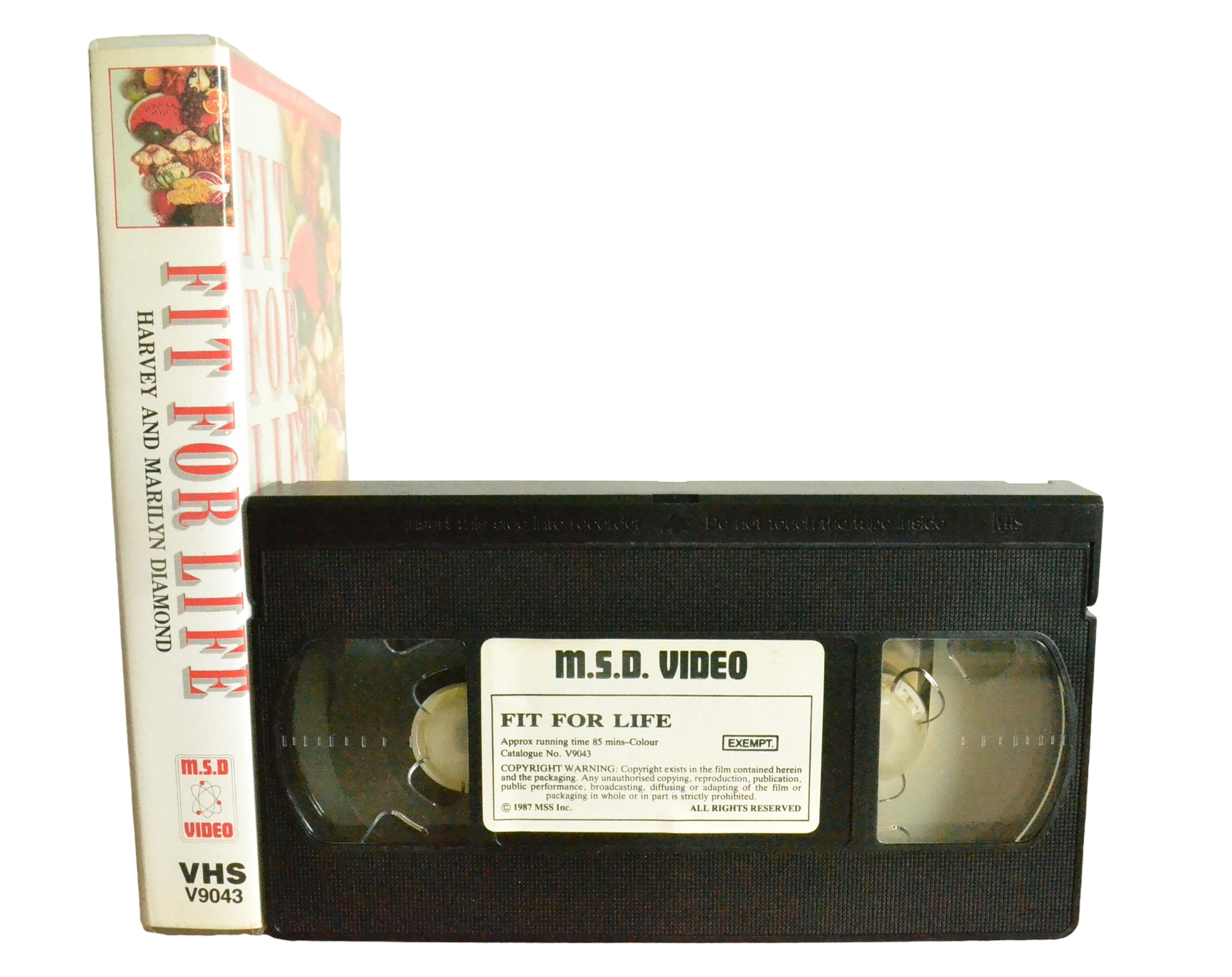 Fit For Life - Marilyn Diamond - M.S.D. Video - V9043 - Exercise - Pal - VHS-