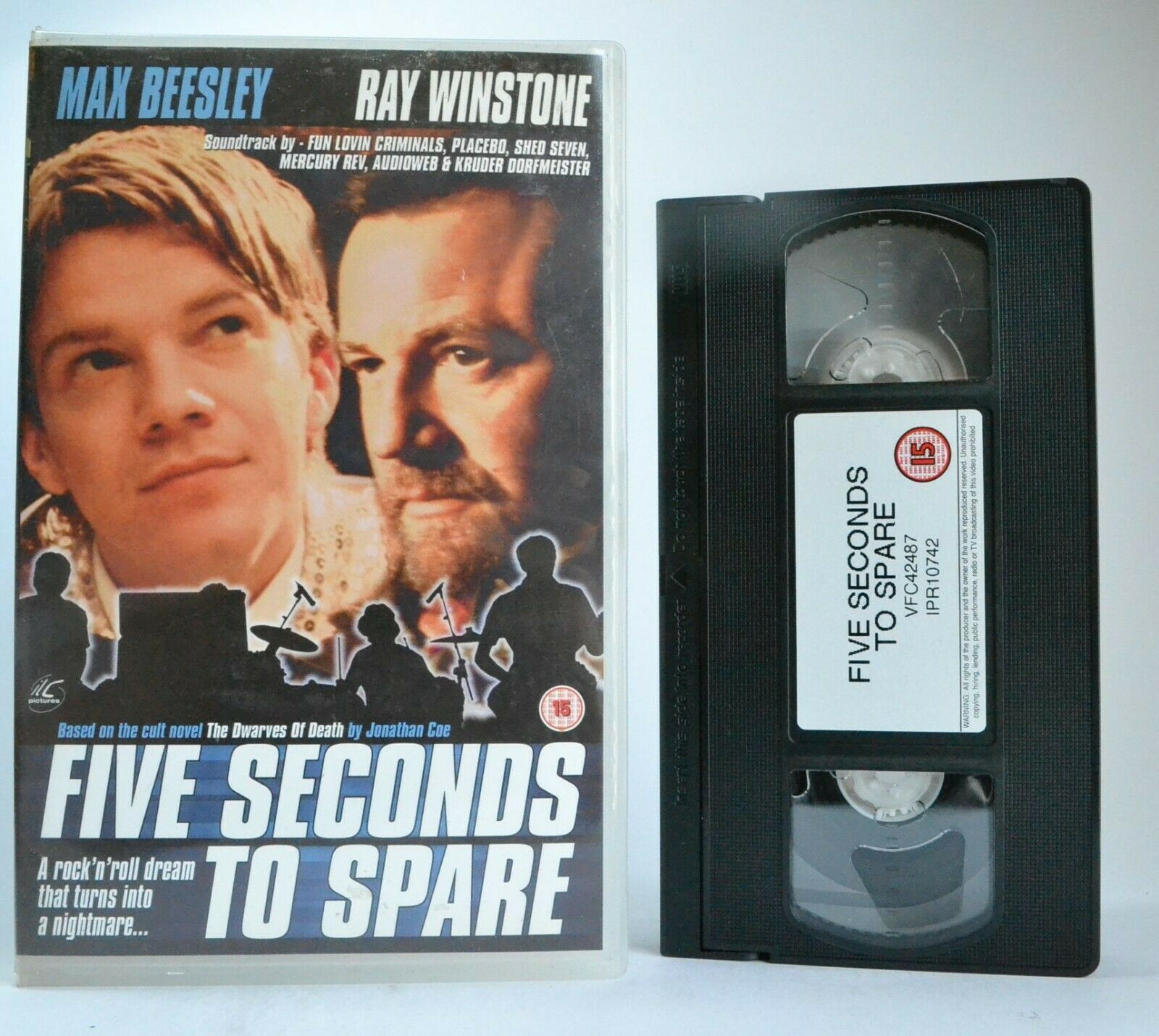 Five Seconds To Spare:Thriller - Large Box - Young Musician/Bizzare Murder - VHS-