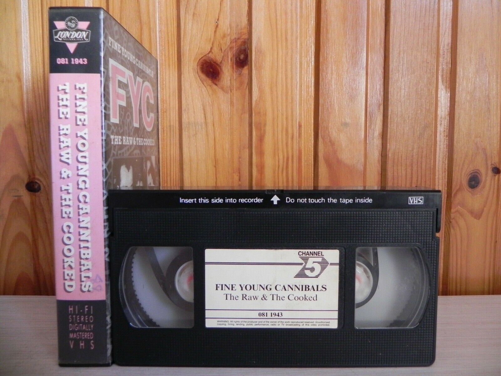 Five Young Cannibals - The Raw & The Cooked - Includes The Hit Singles - VHS-