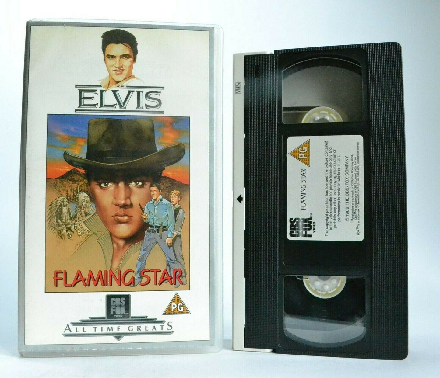 Flaming Star: Don Siegel Western (1960) - Elvis Presley/Barbara Eden - Pal VHS-