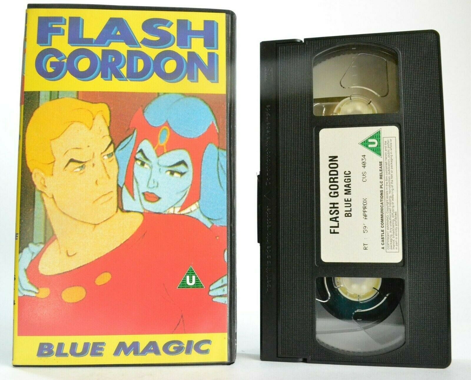 Flash Gordon: Blue Magic {Castle Vision} - Action Adventures - Children's - VHS-