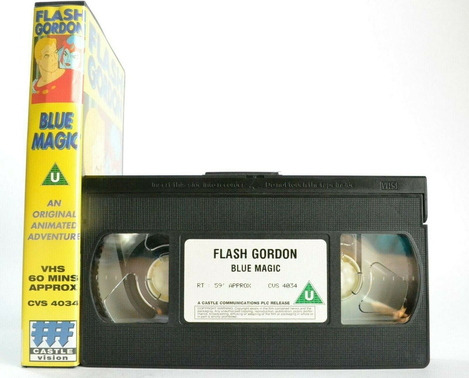 Flash Gordon: Blue Magic {Castle Vision} - Action Adventures - Children's - VHS-