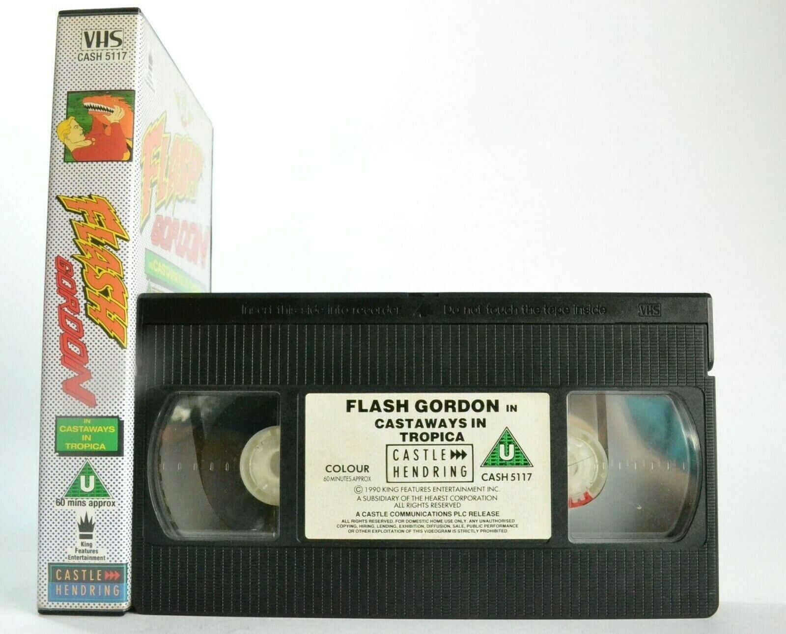 Flash Gordon: Castaways In Tropica - Action Adventures - Animated - Kids - VHS-