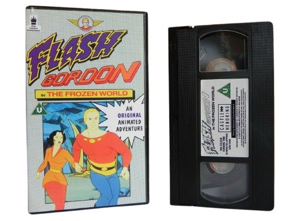 Flash Gordon - The Frozen World - An Orginal Animated Adventure - Kids - Pal VHS-