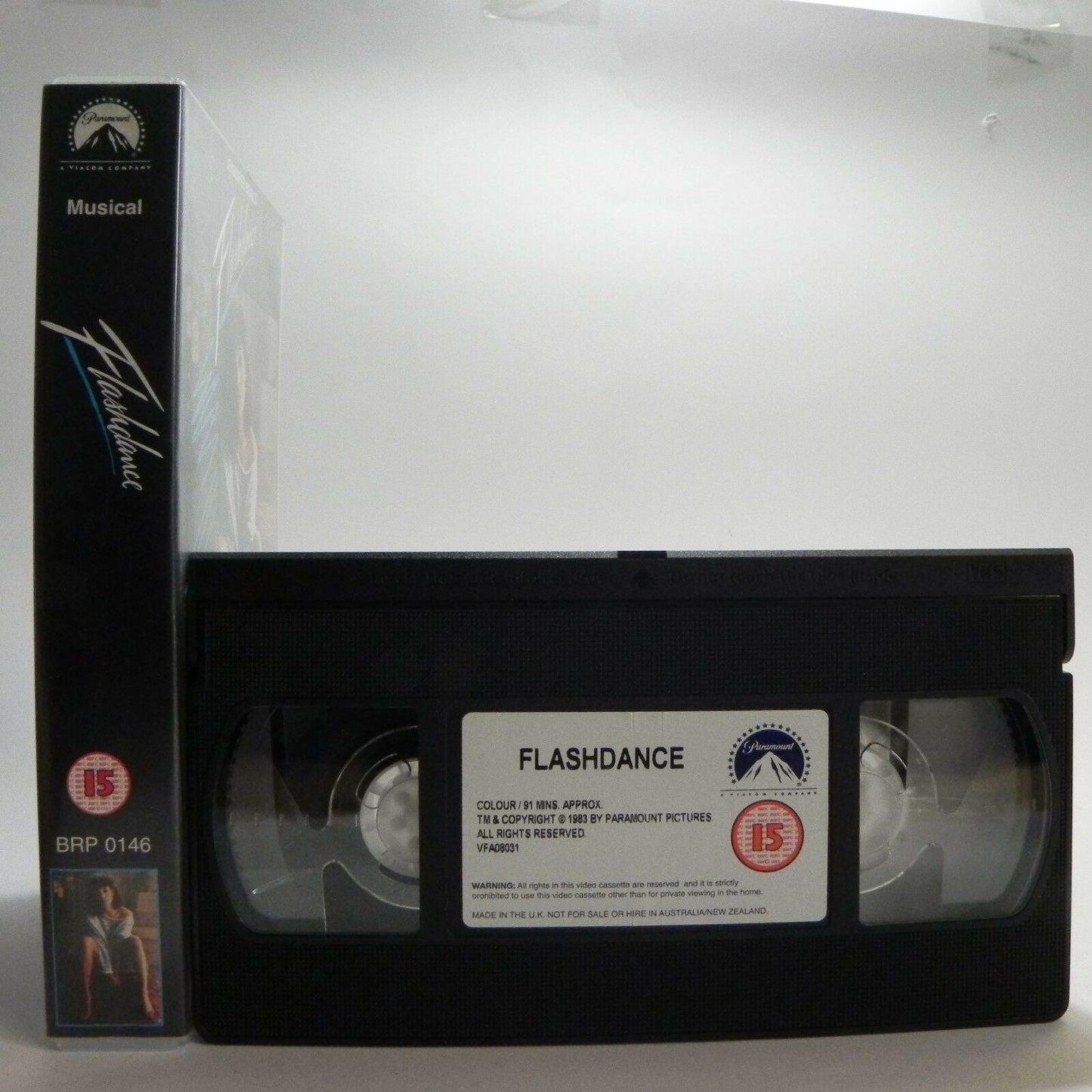 Flashdance: "What A Feeling" - (1983) Digitally Sourced/Dolby Surround - Pal VHS-