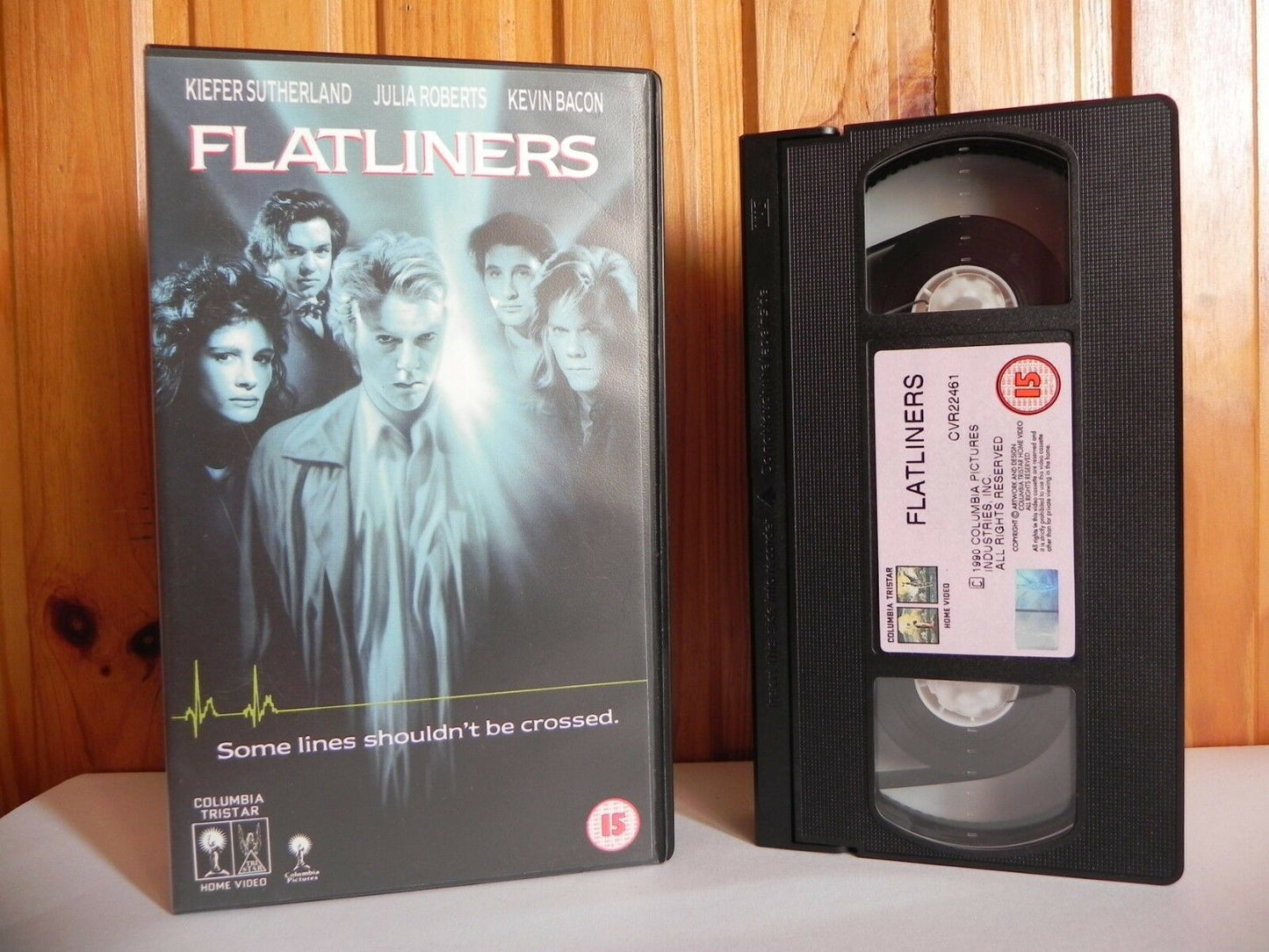 Flatliners - Columbia - Thriller - Kiefer Sutherland - Julia Roberts - Pal VHS-