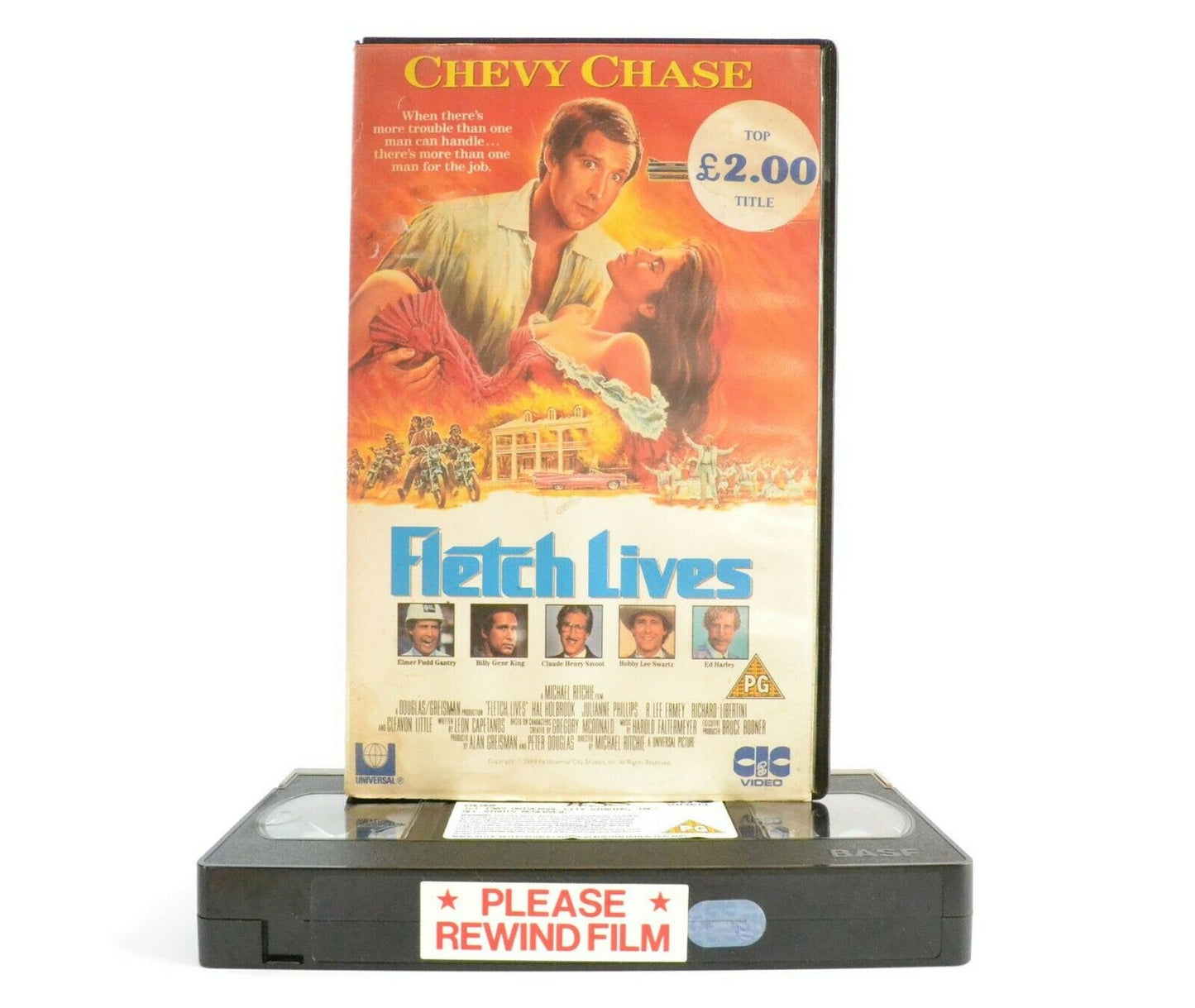 Fletch Lives: CIC Video (1989) - Comedy Classic - Large Box - Chevy Chase - VHS-