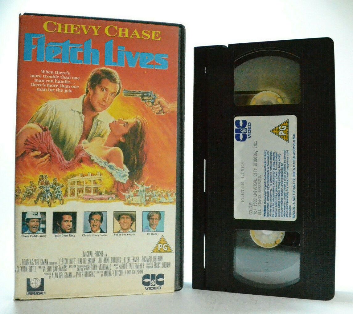 Fletch Lives - Chevy Chase - Classic Comedy - Drama - Original CIC Video - VHS-