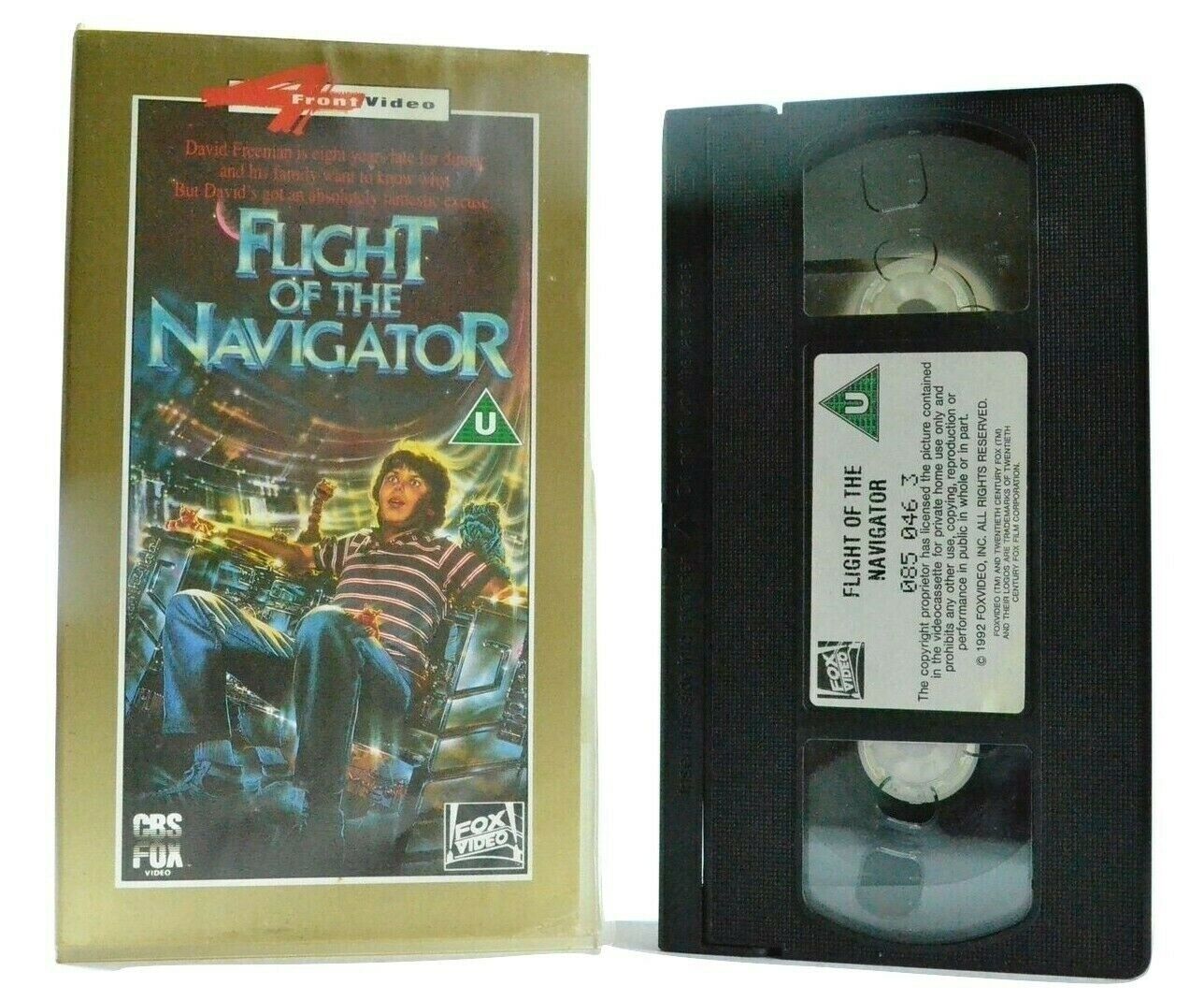 Flight Of The Navigator: (1986) CBS/FOX - Sci-Fi/Adventure - Children's - VHS-