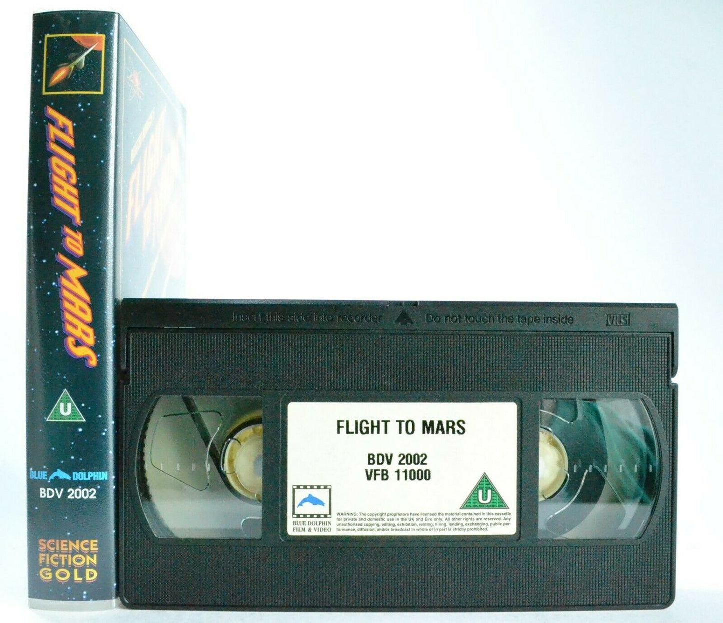 Flight To Mars: Cinecolor Sci-Fi Drama (1961) - Scientific Expedition - Pal VHS-