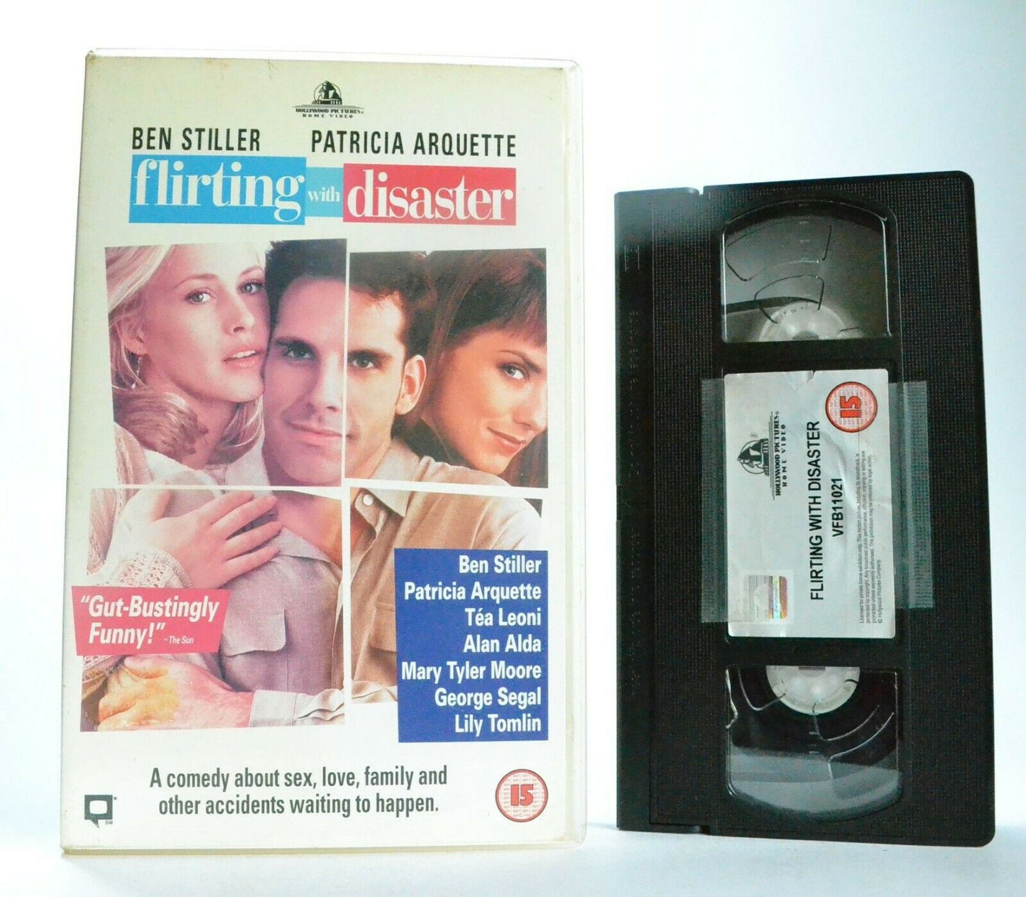 Flirting With Disaster: B.Stiller/P.Arquette - Black Comedy - Large Box - VHS-