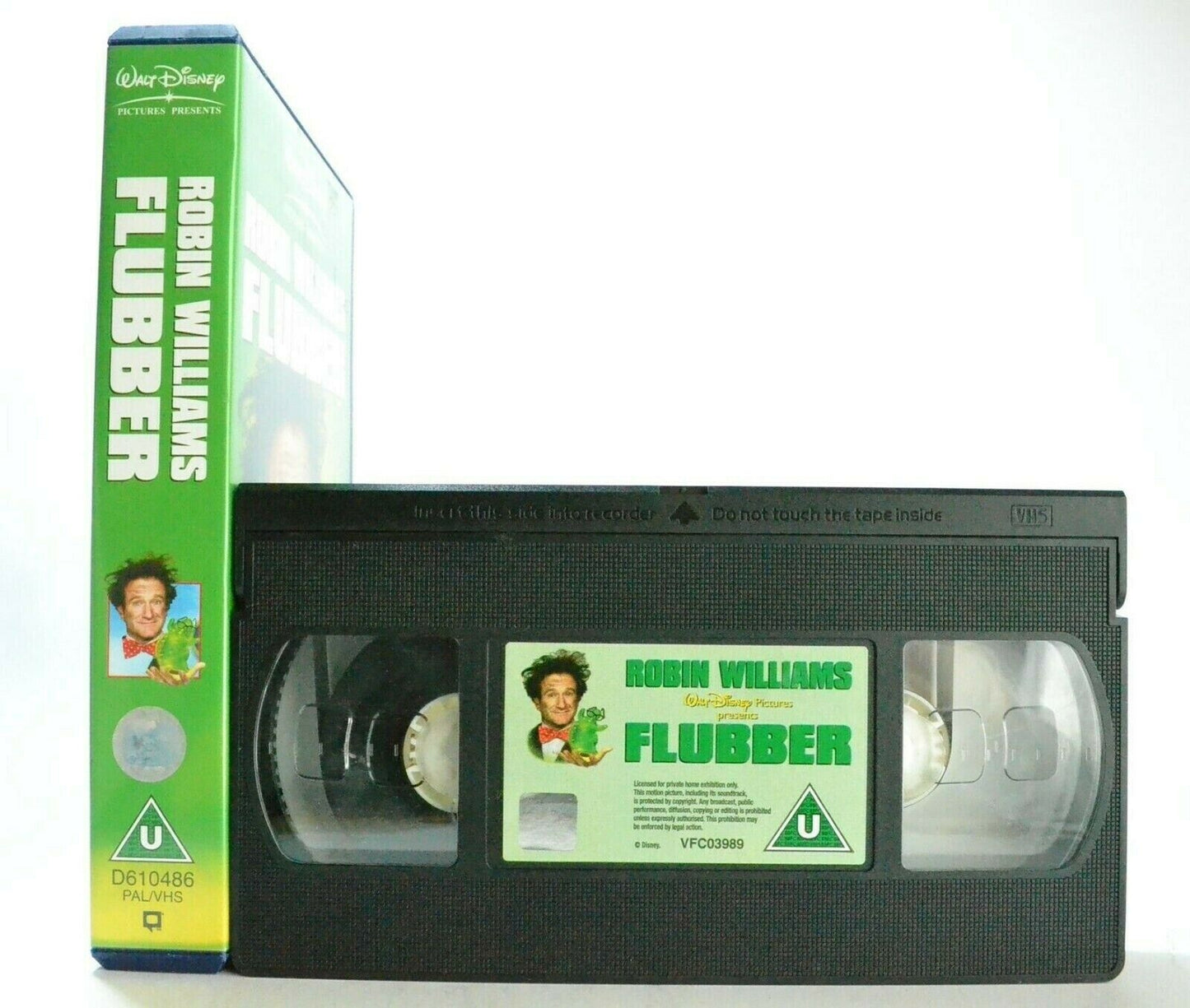 Flubber: Sci-Fi Comedy (1997) - Walt Disney - Robin Williams - Children's - VHS-