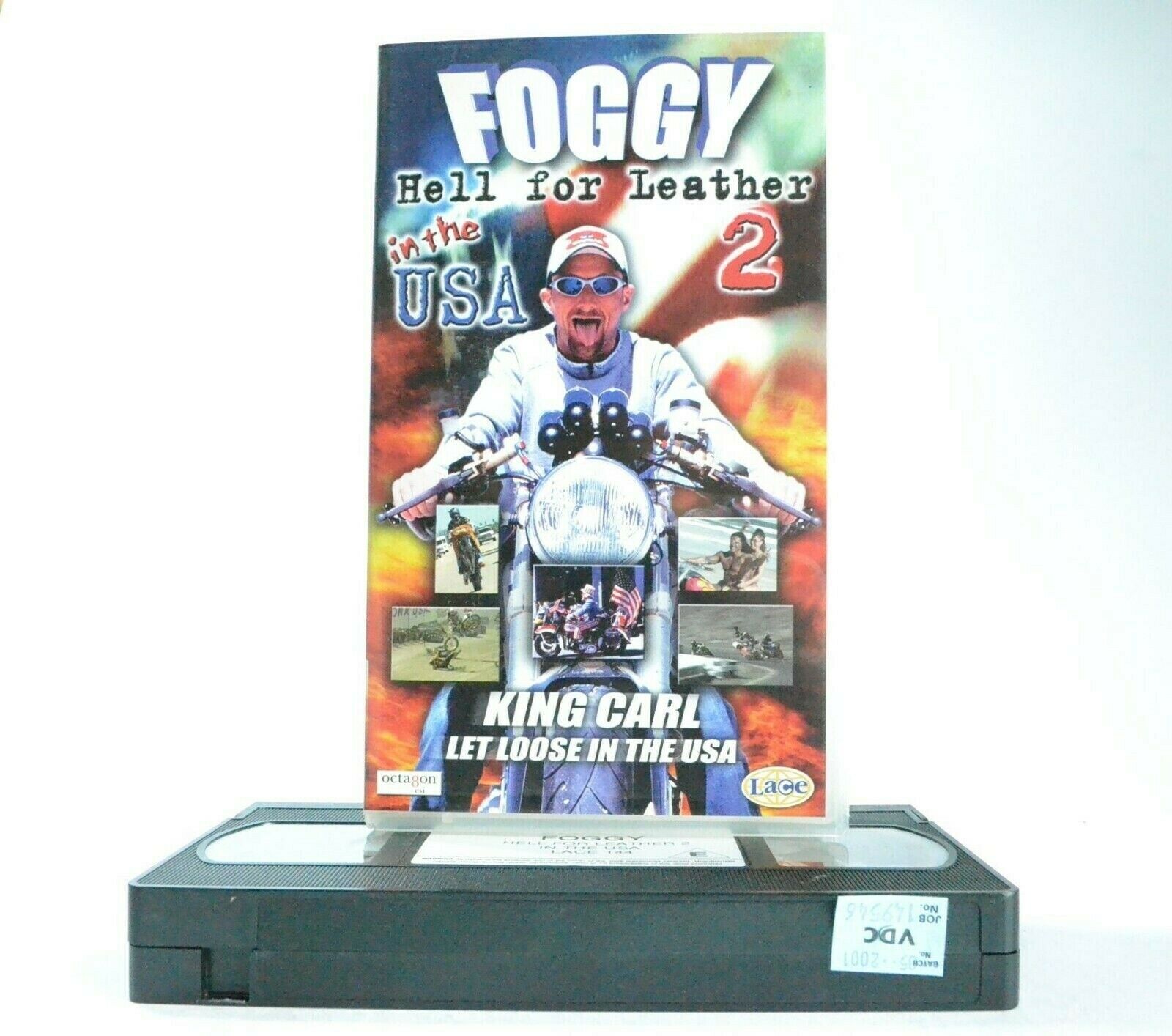 Foggy: Hell For Leather 2 In The USA - Crazy Bike Action - Carl Fogarty - VHS-