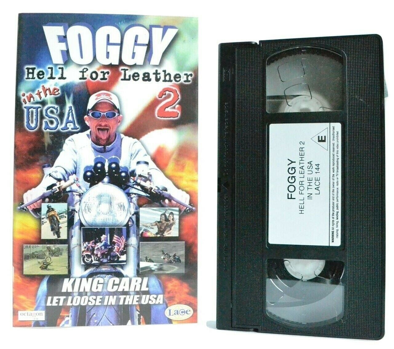 Foggy: Hell For Leather 2 In The USA - Crazy Bike Action - Carl Fogarty - VHS-