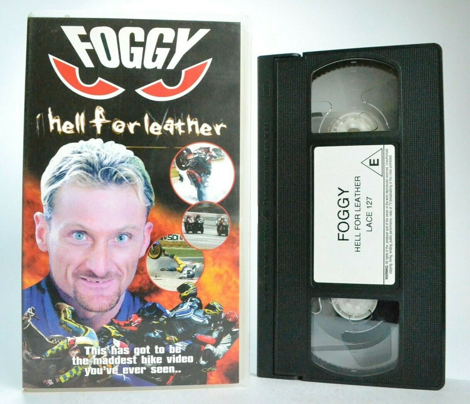 Foggy: Hell For Leather - Maddest Bike Video - Racer Really - Motorsports - VHS-