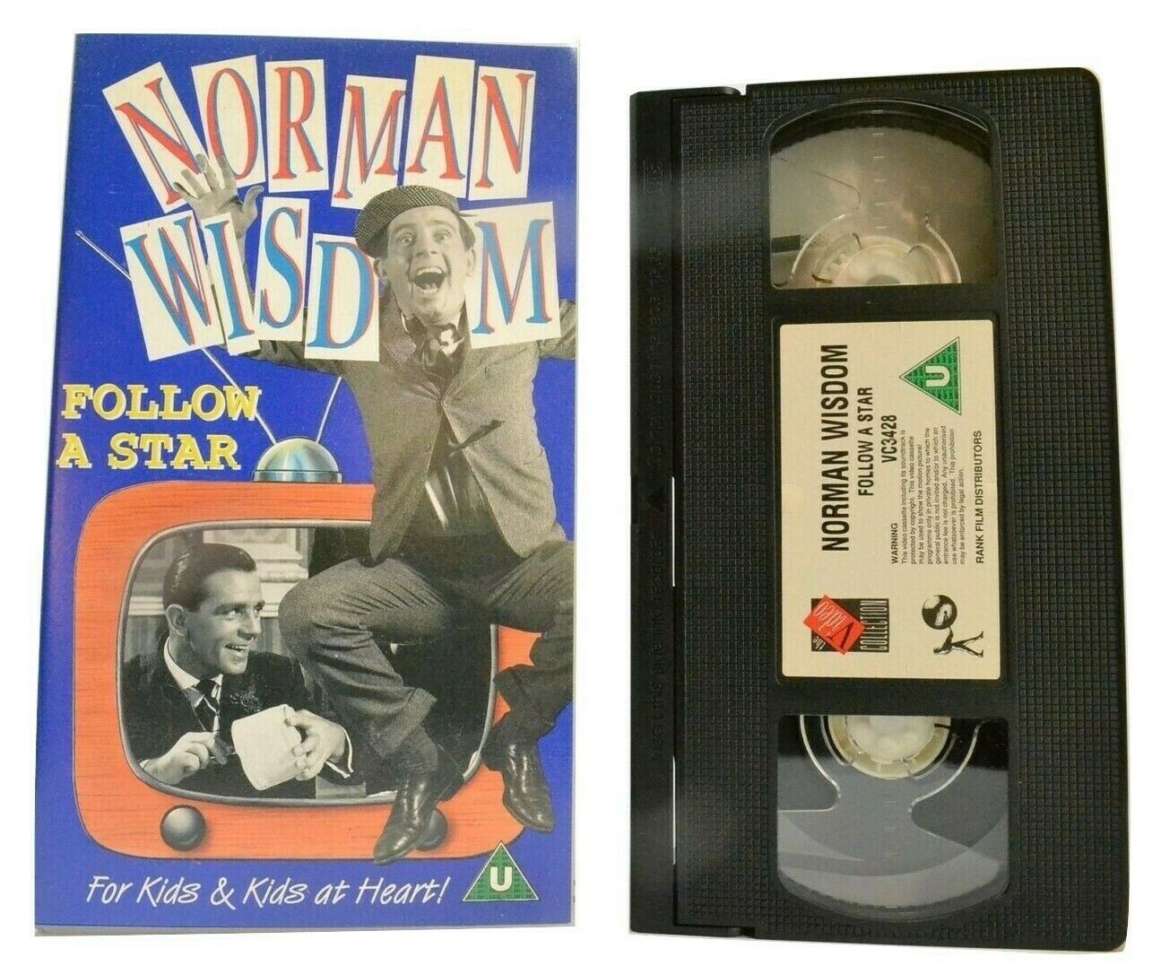 Follow A Star; [Robert Asher] Comedy - Norman Wisdom / June Laverick - Pal VHS-