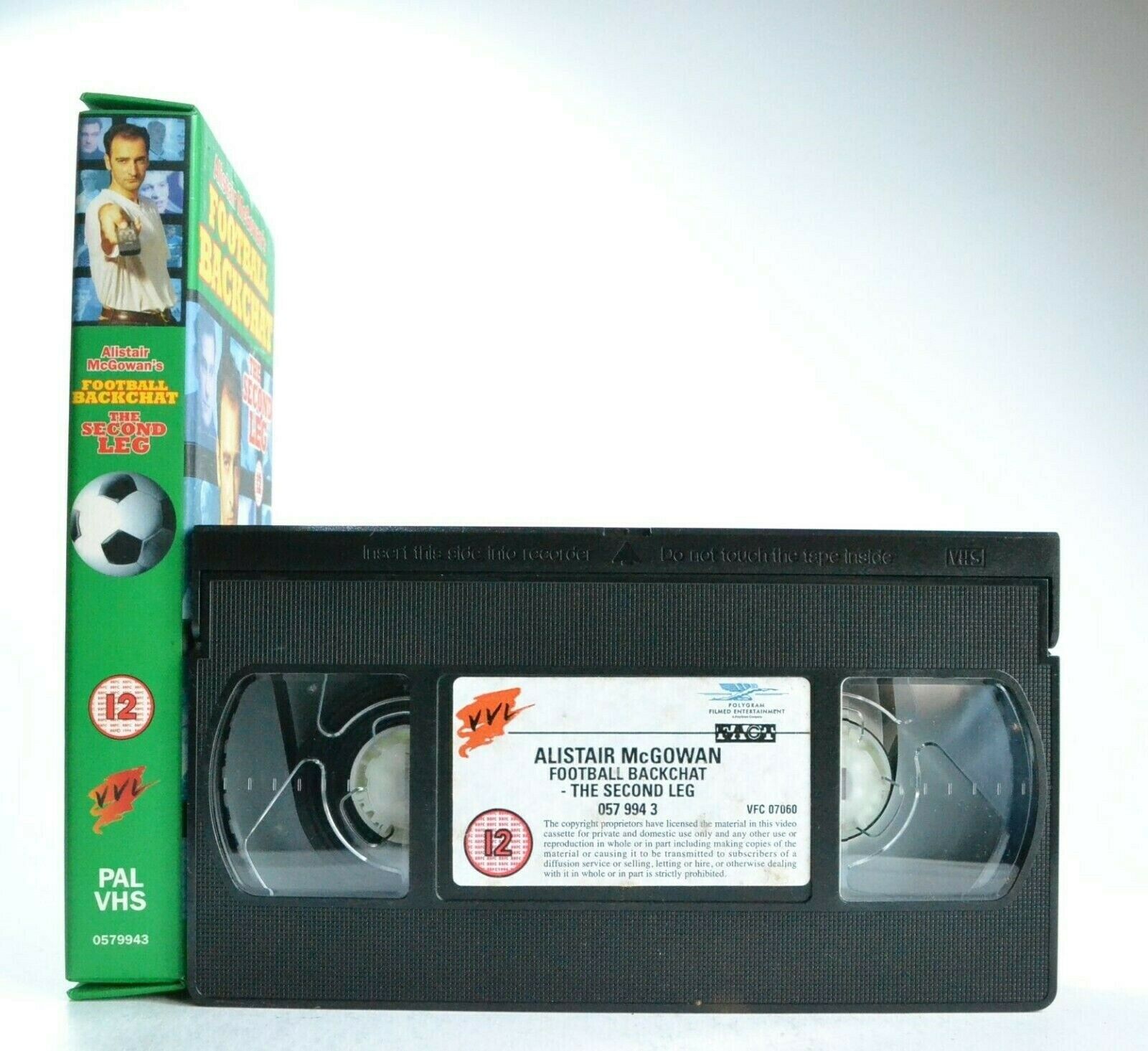 Football Backchat: By Alistair McGowan - The Second Leg - Funny Video - Pal VHS-