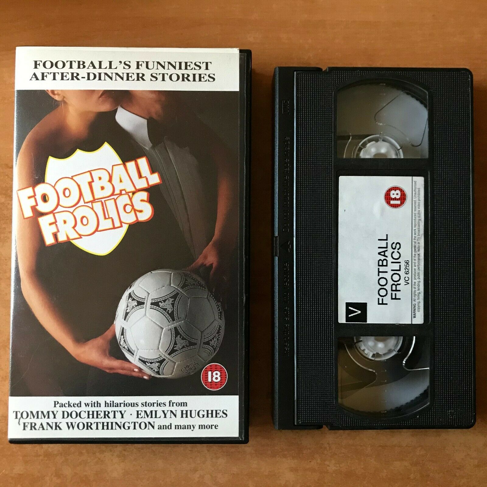 Football Frolics: Tommy Docherty - Emlyn Hughes - Frank Worthington - Pal VHS-