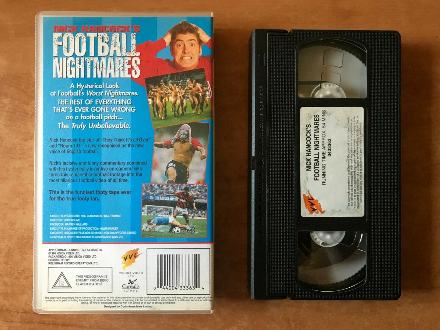 Football Nightmares; [Nick Hancock]: Football Worst Nightmares [Sports] Pal VHS-