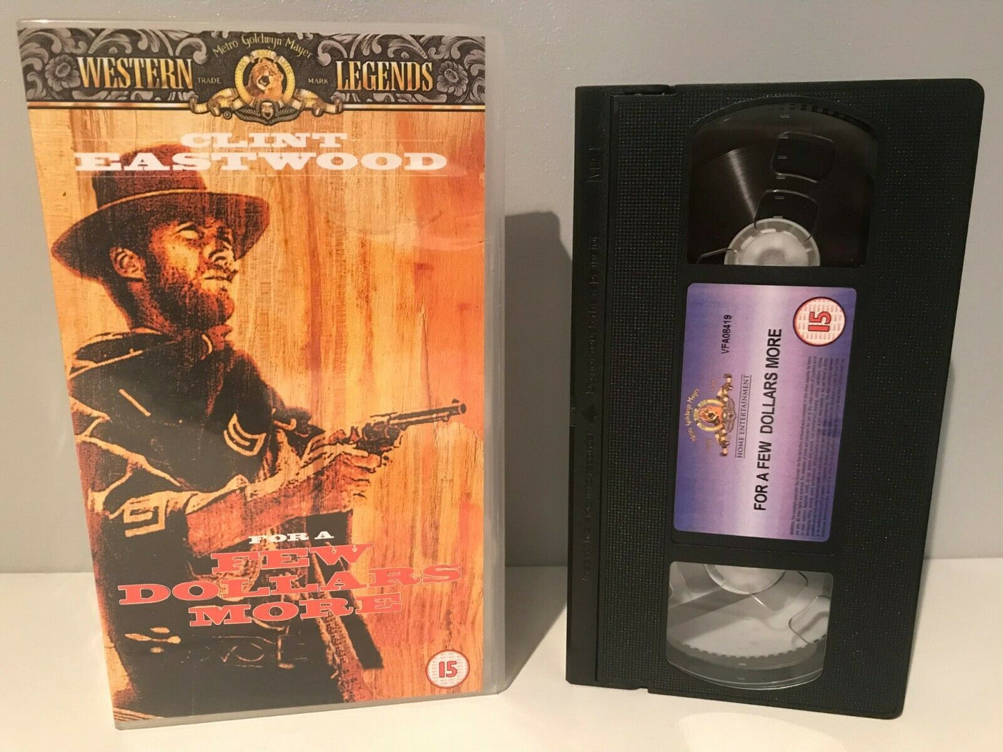 For A Few Dollars More (1965); [Sergio Leone] Western - Clint Eastwood - Pal VHS-