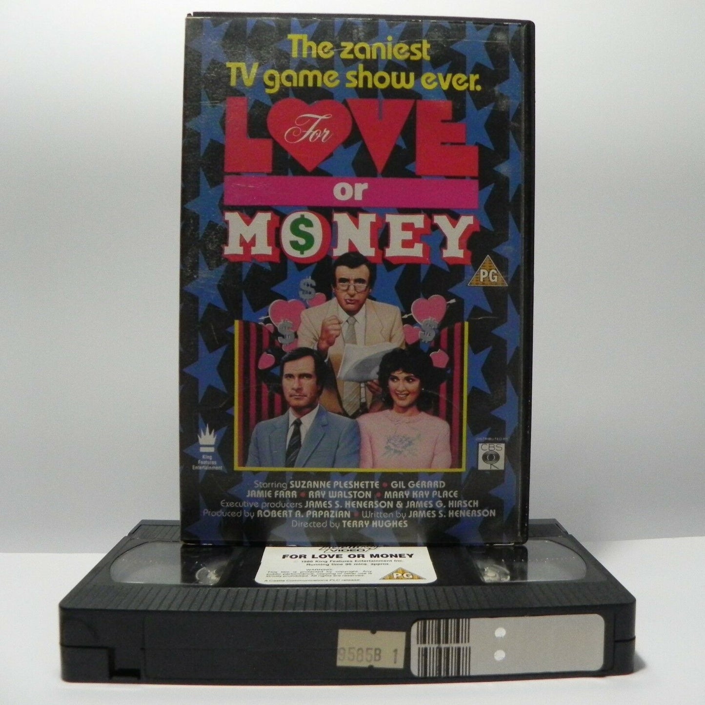 For Love Or Money: Crazy TV Game Show - (1986) Comedy - Large Box - Pal VHS-