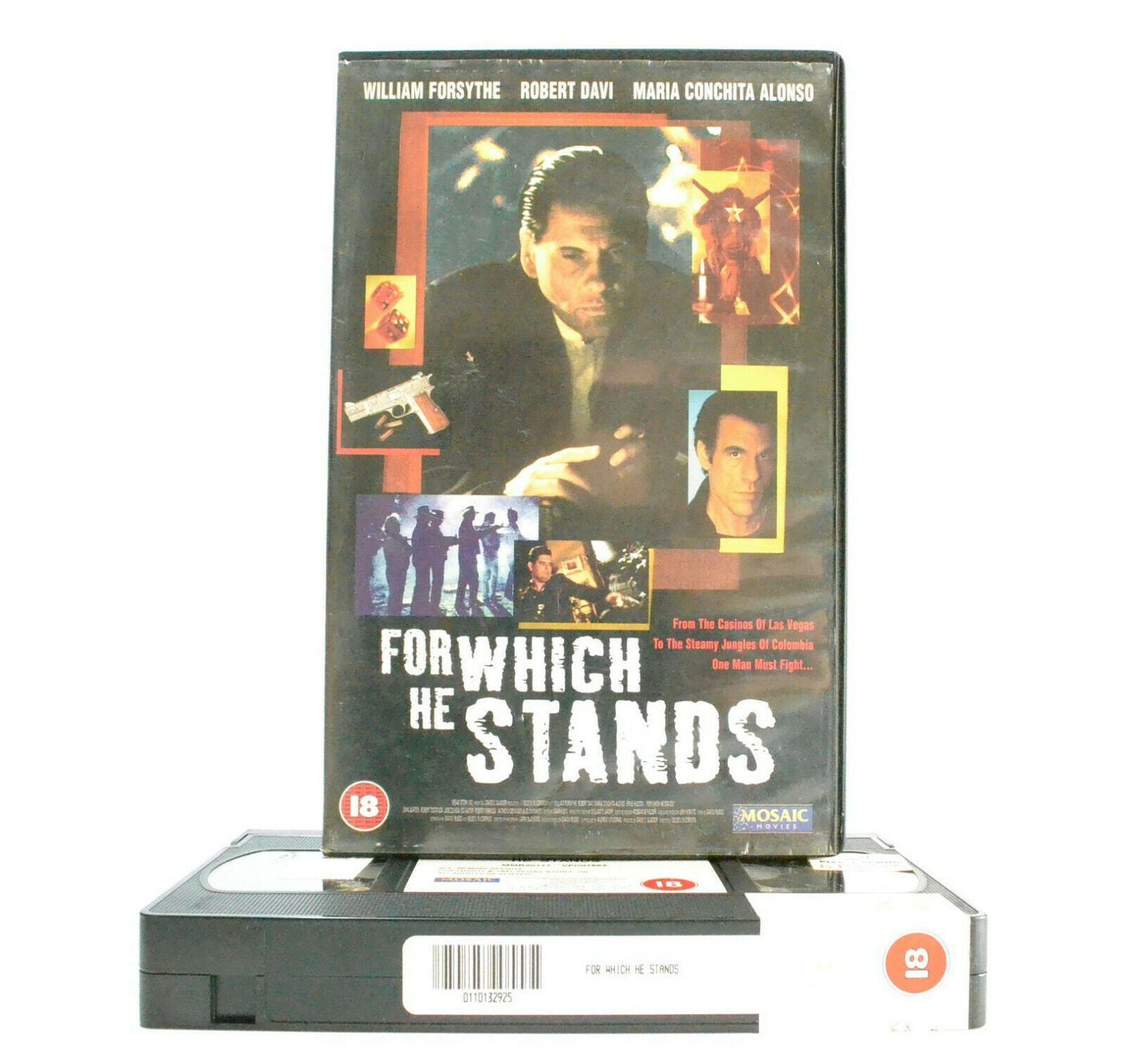 For Which He Stands: Thriller (1999) - Large Box - W.Forsythe/R.Davi - Pal VHS-