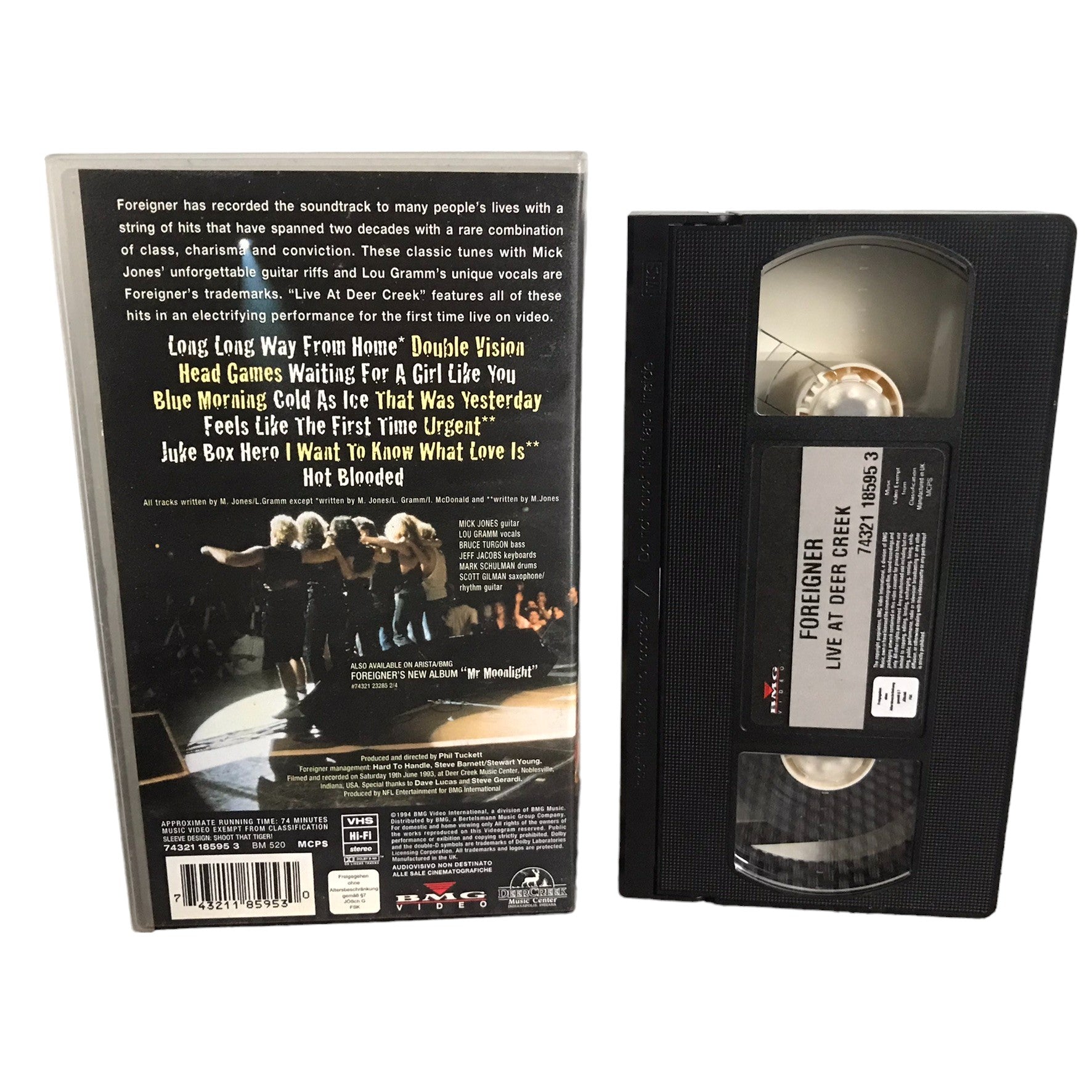 Foreigner Live At Deer Creek - Lou Gramm - BMG Video - Music - Pal - VHS-